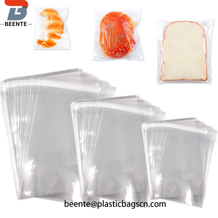 Bolsas transparentes que se pueden volver a sellar para alimentos Snack Candy Cookie