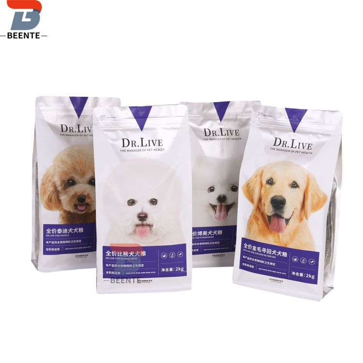 Envases de productos para mascotas y envases de galletas para perros