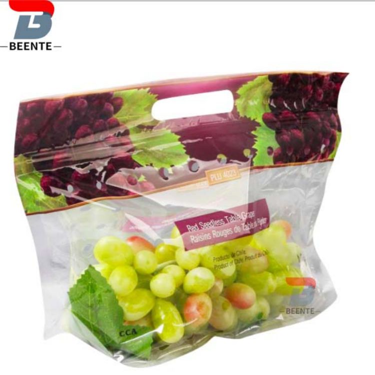 Bolsas de plástico para uvas/bolsas de embalaje de plástico para uvas/bolsas de plástico para frutas para supermercado